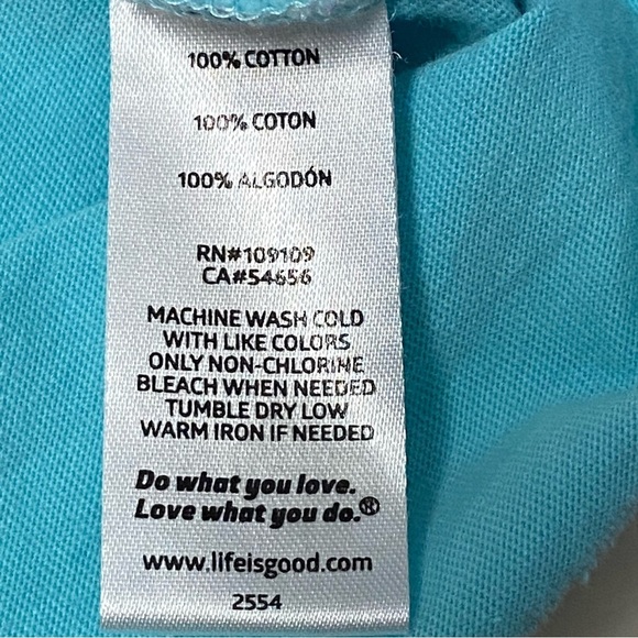 LIFE IS GOOD / Women’s “Happy Hour” Vneck Crusher Tee Classic Fit Size M - Picture 4 of 8